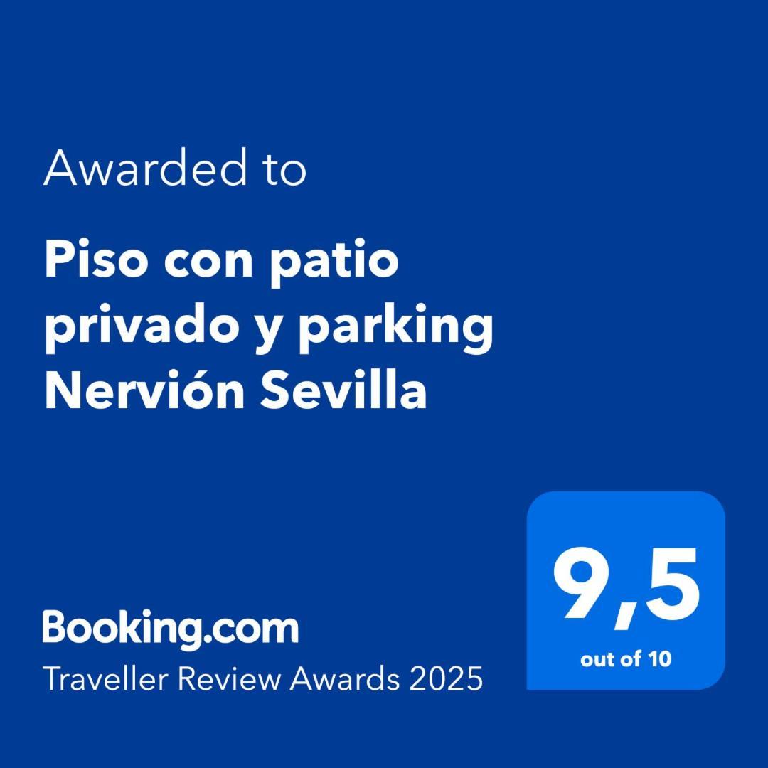 Piso Con Patio Privado Y Parking Nervion Sevilla Exterior photo